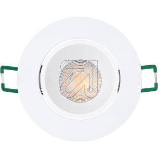 Sylvania 0005184 LED Einbaustrahler IP65 6W CCT, weiß 230V, Abstr.< 50°, schwenkbar, dimmbar