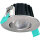 Sylvania 0005365 LED Einbaustrahler IP65 5,4W DIM, CCT, chrom 230V, Abstr.< 38°, dimmbar, schwenkbar
