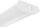 Sylvania 0042930 LED Anbauleuchte "Deltawing" IP44 L1160mm Power-Select, weiß