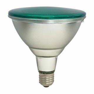 PAR389 LED PAR38 Glas Reflektor 15W = 75W E27 IP65 Grün