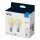 2x WiZ Smart LED A60 Birnen 8W = 60W E27 matt 806lm warmweiß 2700K dimmbar App Google Alexa WiFi