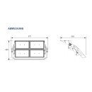 LeuchTek FLF-2000W-PW Hochleitungsscheinwerfer 2000W...