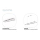 LeuchTek SPB-150W-NW LED Hallenleuchte für Sporthallen ballwurfsicher