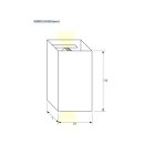 LeuchTek WLR-10W-WW Wandleuchte Abstrahwinkel,einstellbar, 10W 3000K anthrazit RAL7016 matt