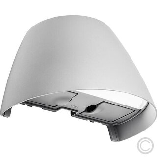 Plejd Wandleuchte m. Steckd. OUT-02-U-G IP44 grau OUT-02-U-G