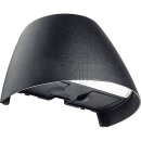 Plejd Wandleuchte m. Steckd. OUT-02-U-B IP44 schwarz...