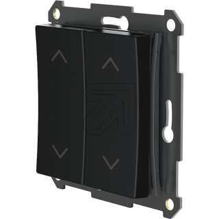 Plejd Funktaster mit Pfeilen f. 55mm Rahmen schwarz matt BT, WPH-01-A-55B