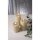 STARtrading LED-Echtwachs-Kerze "Flamme Flow Pillar" 15cm beige 060-12