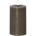 STARtrading LED-Echtwachs-Kerze "Flamme Flow Pillar" 15cm taupe 060-18