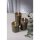 STARtrading LED-Echtwachs-Kerze "Flamme Flow Pillar" 15cm taupe 060-18