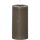 STARtrading LED-Echtwachs-Kerze "Flamme Flow Pillar" 17,5cm taupe 060-19
