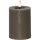 STARtrading LED-Echtwachs-Kerze "Flamme Flow Pillar" 17,5cm taupe 060-19