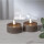 STARtrading LED-Echtwachs-Kerze "Flamme Flow T-Light" taupe 2er-Set 060-10