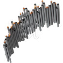 STARtrading Fensterleuchter "Note" grau 151-16
