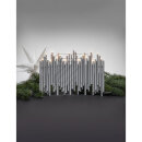 STARtrading Fensterleuchter "Note" grau 151-16