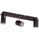 EGB Strahler GU10 3-flammig, schwarz
