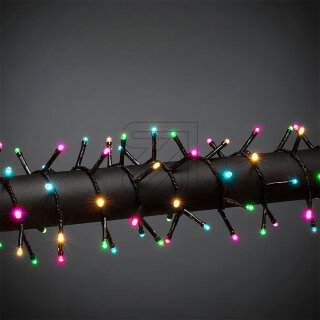 Konstsmide LED Minilichterkette "Cluster" 600 bonbonfarbene LED 3868-505