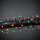 Konstsmide LED Minilichterkette "Cluster" 600 bonbonfarbene LED 3868-505