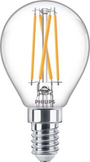 Philips Master LEDLuster DT 5,9-60W 927 E14 CRI90 P45 CL dim2warm