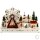 Konstsmide LED Holzsilhouette "Weihnachtsmarkt" 3244-250