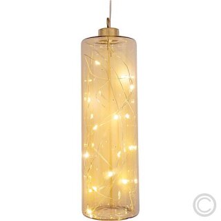 Saico LED-Glaszylinder gold CD73-3020