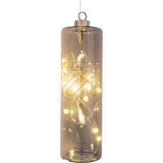 Saico LED-Glaszylinder grau CD73-3040