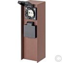 BOLD Steckdosensäule rostfarben IP44 2-fach...
