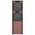 BOLD Steckdosensäule rostfarben IP44 2-fach Steckdose 10818