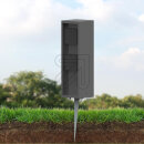 BOLD Steckdosensäule anthrazit IP44 2-fach Steckdose 10614