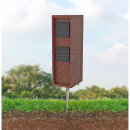 BOLD Steckdosensäule rostfarben IP44 4-fach Steckdose 10617