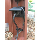 BOLD Steckdosensäule rostfarben IP44 2-fach Steckdose 10633