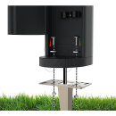 BOLD Steckdosensäule rostfarben IP44 2-fach Steckdose 10633