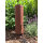 BOLD Steckdosensäule rostfarben IP44 2-fach Steckdose 10633