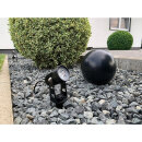 BOLD LED-Solarspot 3-er Set Erdspieß "Simon" schwarz IP65 1016