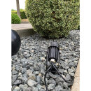 BOLD LED-Solarspot 3-er Set Erdspieß "Simon" schwarz IP65 1016
