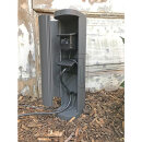 BOLD Steckdosensäule anthrazit IP44 2-fach Steckdose 10632