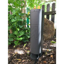 BOLD Steckdosensäule anthrazit IP44 2-fach Steckdose 10632