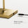 SIGOR NUINDIE LED Akku-Tischleuchte gold 2.2W 180lm 45° rund 2200/2700K 4546101 USB-C