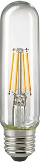 Sigor LED-Lampe 6W Röhre T32 Filament klar E27 806lm 2700K dim / EEK: E