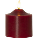 STARtrading LED-Kerze "Flamme" dunkelrot 9,5cm 061-60