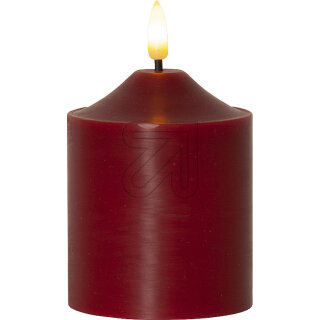 STARtrading LED-Kerze "Flamme" dunkelrot 12cm 061-61