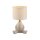 JUST LIGHT Tischleuchte "TED" beige sitzend 14190-39