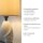 JUST LIGHT Tischleuchte "TED" beige sitzend 14190-39