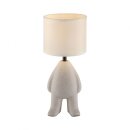 JUST LIGHT Tischleuchte "TED" beige stehend...