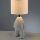 JUST LIGHT Tischleuchte "TED" beige stehend 14191-39