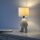 JUST LIGHT Tischleuchte "TED" beige stehend 14191-39