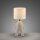 JUST LIGHT Tischleuchte "TED" beige stehend 14191-39