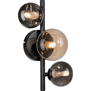 Paul Neuhaus LED-Wandleuchte Popsicle schwarz 9W 3000K 9583-18