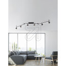 Paul Neuhaus LED-Strahler "Barik" schwarz 6-flg. GU10 6526-18