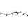 Paul Neuhaus LED-Strahler "Barik" schwarz 6-flg. GU10 6526-18